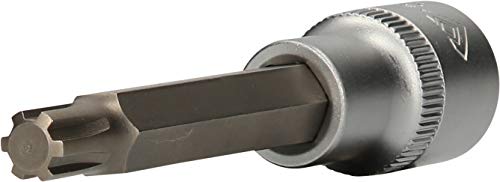 BRILLIANT TOOLS BT022734 1/2" RIBE-Bit-Stecknuss, 100 mm lang, M9 [Powered by KS TOOLS] von BRILLIANT TOOLS