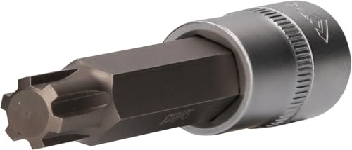 BRILLIANT TOOLS BT022737 1/2" RIBE-Bit-Stecknuss, 100 mm lang, M13 [Powered by KS TOOLS] von BRILLIANT TOOLS