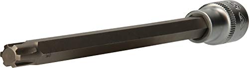 BRILLIANT TOOLS BT022752 1/2" RIBE-Bit-Stecknuss, 200 mm lang, M10 [Powered by KS TOOLS] von BRILLIANT TOOLS