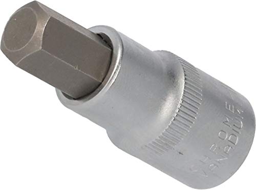 BRILLIANT TOOLS BT022867 1/2" Innensechskant Bit-Stecknuss, 55 mm lang, 17 mm [Powered by KS TOOLS] von BRILLIANT TOOLS