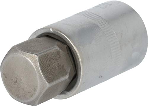 BRILLIANT TOOLS BT022868 1/2" Innensechskant Bit-Stecknuss, 55 mm lang, 19 mm [Powered by KS TOOLS] von BRILLIANT TOOLS