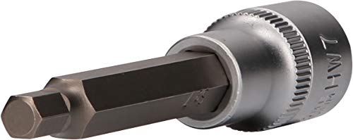 BRILLIANT TOOLS BT022872 1/2" Innensechskant Bit-Stecknuss, 100 mm lang, 7 mm [Powered by KS TOOLS] von BRILLIANT TOOLS