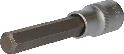 BRILLIANT TOOLS BT022876 1/2" Innensechskant Bit-Stecknuss, 100 mm lang, 12 mm [Powered by KS TOOLS] von BRILLIANT TOOLS