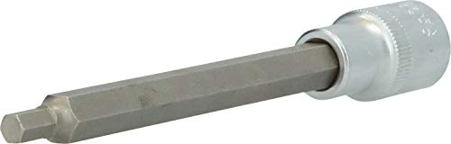 BRILLIANT TOOLS BT022881 1/2" Innensechskant Bit-Stecknuss, 140 mm lang, 6 mm [Powered by KS TOOLS] von BRILLIANT TOOLS