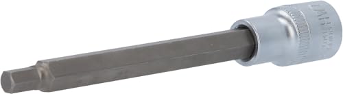 BRILLIANT TOOLS BT022882 1/2" Innensechskant Bit-Stecknuss, 140 mm lang, 7 mm [Powered by KS TOOLS] von BRILLIANT TOOLS