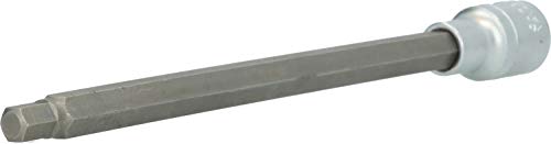 BRILLIANT TOOLS BT022893 1/2" Innensechskant Bit-Stecknuss, 200 mm lang, 8 mm [Powered by KS TOOLS] von BRILLIANT TOOLS