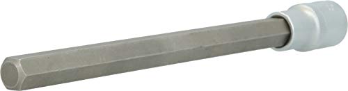 BRILLIANT TOOLS BT022895 1/2" Innensechskant Bit-Stecknuss, 200 mm lang, 12 mm [Powered by KS TOOLS] von BRILLIANT TOOLS