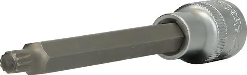 BRILLIANT TOOLS BT022952 1/2" Vielzahn-Bit-Stecknuss, 140 mm lang, M8 [Powered by KS TOOLS] von BRILLIANT TOOLS