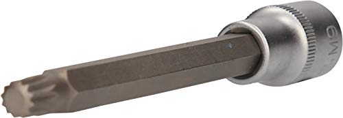 BRILLIANT TOOLS BT022953 1/2" Vielzahn-Bit-Stecknuss, 140 mm lang, M9 [Powered by KS TOOLS] von BRILLIANT TOOLS