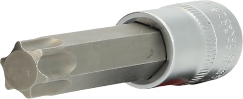 BRILLIANT TOOLS BT022989 1/2" Torx-Bit-Stecknuss, 100 mm lang, T70 [Powered by KS TOOLS] von BRILLIANT TOOLS