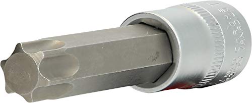 BRILLIANT TOOLS BT022989 1/2" Torx-Bit-Stecknuss, 100 mm lang, T70 [Powered by KS TOOLS] von BRILLIANT TOOLS