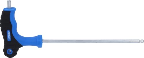 BRILLIANT TOOLS BT041005 T-Griff-Kugelkopf-Innensechskant-Winkelstiftschlüssel 5,0 x 150 mm [Powered by KS TOOLS] von BRILLIANT TOOLS