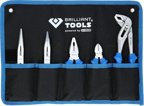 BRILLIANT TOOLS BT060005 Zangen-Satz, 5-tlg von BRILLIANT TOOLS