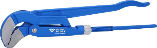 BRILLIANT TOOLS BT067115 Eckrohrzange 1.1/2", 45° gewinkelt [Powered by KS TOOLS] von BRILLIANT TOOLS