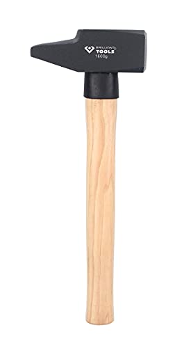 BRILLIANT TOOLS BT077150 Schlosserhammer mit Hickory-Stiel, 1600 g, französische Form [Powered by KS TOOLS] von BRILLIANT TOOLS