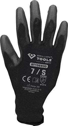 BRILLIANT TOOLS BT156930 Mikro-Feinstrickhandschuhe, Größe 7 / S [Powered by KS TOOLS] von BRILLIANT TOOLS