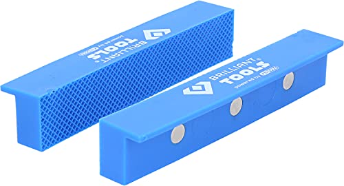 BRILLIANT TOOLS BT156941 Schraubstock-Schonbacken mit V-Profil, 2-tlg., Kunststoff [Powered by KS TOOLS] von BRILLIANT TOOLS