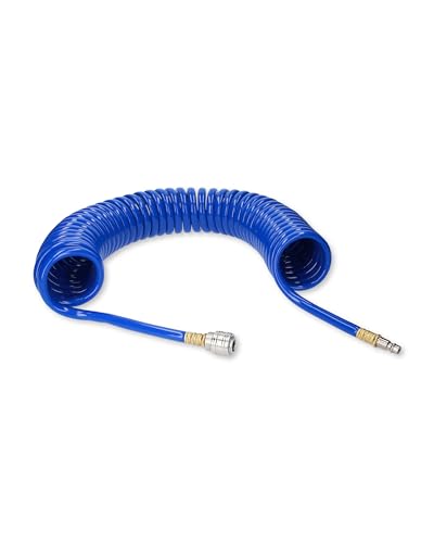 BRILLIANT TOOLS Spiralschlauch Druckluft BT160035 Ø 10mm I 10m langer, elastischer PU-Druckluftschlauch mit Schnellkupplungen I Schlauchenden mit Knickschutz BRILLIANT TOOLS Spiralschlauch Druckluft BT160035 Ø 10mm I 10m langer, elastischer PU-Druckluftschlauch mit Schnellkupplungen I Schlauchenden mit Knickschutz von BRILLIANT TOOLS