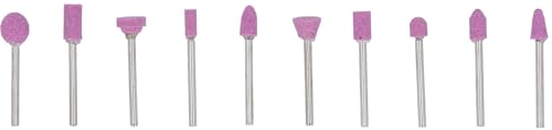 KS Tools Schleifstift Satz für Stift- & Stabschleifer BT160711 I 10-tlg. I Für Geräte mit 3 mm oder 6 mm Spannfutter I Zum Schleifen, Polieren, Fräsen & Entgraten von BRILLIANT TOOLS