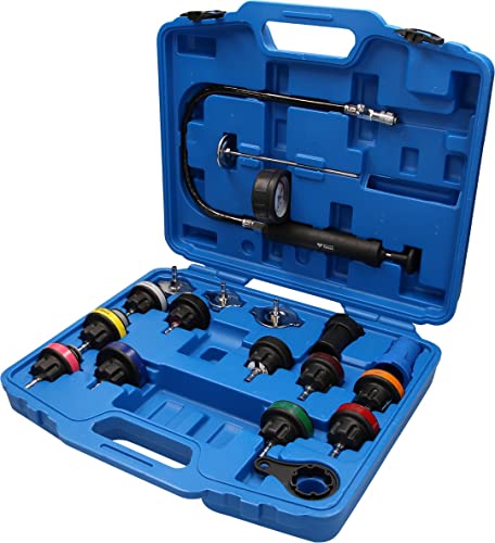 BRILLIANT TOOLS BT521200 Kühlsystem-Diagnose-Satz, 18-tlg [Powered by KS TOOLS] von BRILLIANT TOOLS