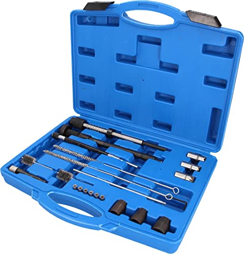 BRILLIANT TOOLS BT551300 Injektorsitz- und Schacht-Reinigungs-Sat z | 21-tlg. [Powered by KS TOOLS] von BRILLIANT TOOLS