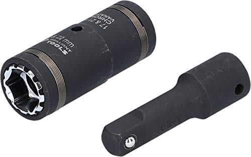 BRILLIANT TOOLS BT691011 4-in-1 Kraft-Stecknuss-Satz, 2-tlg. [Powered by KS TOOLS] von BRILLIANT TOOLS
