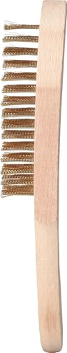 BRILLIANT TOOLS BT706009 Messing-Handdrahtbürste, 4-reihig, 290 mm [Powered by KS TOOLS] von BRILLIANT TOOLS
