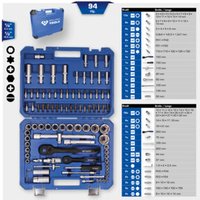Brilliant Tools Steckschlüssel-Satz, 94-tlg, 1/4 Zoll, 1/2 Zoll Brilliant Tools Steckschlüssel-Satz, 94-tlg, 1/4 Zoll, 1/2 Zoll von BRILLIANT TOOLS