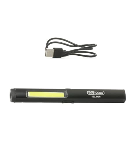 KS Tools 150.4400 LED COB Stripe Inspektionslampe 350 Lumen mit UV-Spot LED und Laserpointer von BRILLIANT TOOLS