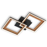 Briloner Leuchten FRAME - Wand-& Deckenleuchte - 3726015 - Stufenweise dimmbar - 3000K warmweiß - Memoryfunktion - Schwenkbar - 44 x 44 x 8 cm Briloner Leuchten FRAME - Wand-& Deckenleuchte - 3726015 - Stufenweise dimmbar - 3000K warmweiß - Memoryfunktion - Schwenkbar - 44 x 44 x 8 cm von BRILO