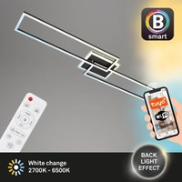 Brilo - led Deckenleuchte cct WiFi Bluetooth App 40W schwarz Metall-Kunststoff ner von BRILO