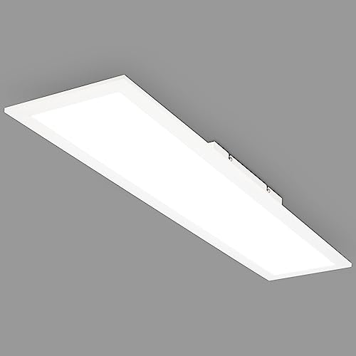 BRILONER – Deckenlampe Bad, LED Deckenleuchte, LED Lampe, Badlampe IP44, LED Panel, Badezimmerlampe, Neutralweißes Licht 4.000K, Weiß von BRILONER