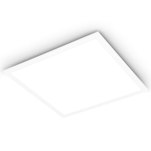 BRILONER – Deckenlampe Bad, LED Deckenleuchte, LED Lampe, Badlampe IP44, LED Panel, Badezimmerlampe, Neutralweißes Licht 4.000K von BRILONER