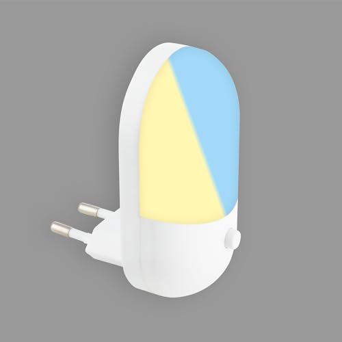 BRILONER – LED Nachtlicht Steckdose, Stilllicht Baby, Steckdosenlampe mit einstellbarerer Farbtemperatur für Kinderzimmer und Flur, Nachtlampe, 50x90 mm (BxH), Weiß von BRILONER