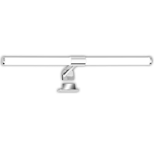 BRILONER - LED Spiegelleuchte Bad 2 in 1 Montage, IP44 Spritzwasserschutz, 4.000K neutralweiß, Badezimmerlampe, Schrankbeleuchtung, Spiegellampe, Lampe Badezimmer, Spiegelbeleuchtung, 55 cm, Chrom BRILONER - LED Spiegelleuchte Bad 2 in 1 Montage, IP44 Spritzwasserschutz, 4.000K neutralweiß, Badezimmerlampe, Schrankbeleuchtung, Spiegellampe, Lampe Badezimmer, Spiegelbeleuchtung, 55 cm, Chrom von BRILONER