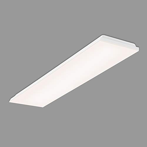 BRILONER Leuchten - LED Panel, LED Deckenlampe, Deckenleuchte rahmenlos, 38 Watt, 3.800 Lumen, 4.000 Kelvin, Weiß, 1195x295x76mm (LxBxH), 7376-316, 119.5 x 29.5 cm von BRILONER