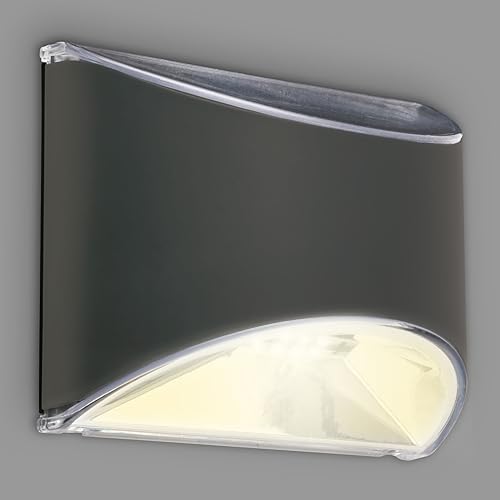BRILONER – Solarlampen für Außen Hängend, LED Wandleuchte Aussen, Wandlampe Innen, LED Strahler Außen, Aussenlampe Wand, Solarlampe Outdoor Inkl. Akku, Automatisches Ein und Ausschalten von BRILONER