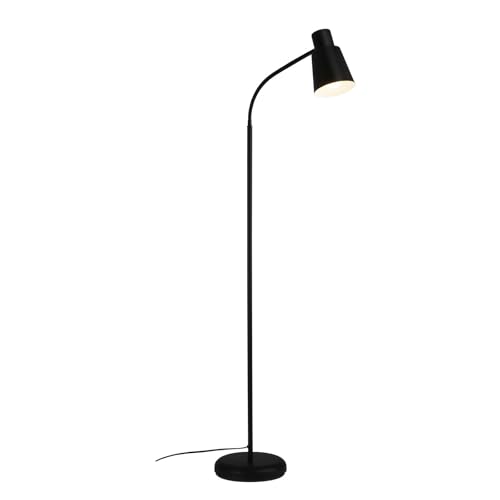 BRILONER - Stehlampe, Stehleuchte, Deko im Wohnzimmer, Leselampe, Schwenkbare Lampe, Wohnzimmerlampe, Fußtaster, Indirekte Beleuchtung, Schlafzimmerlampe, Bürolampe, 128x21x43 cm, Schwarz BRILONER - Stehlampe, Stehleuchte, Deko im Wohnzimmer, Leselampe, Schwenkbare Lampe, Wohnzimmerlampe, Fußtaster, Indirekte Beleuchtung, Schlafzimmerlampe, Bürolampe, 128x21x43 cm, Schwarz von BRILONER
