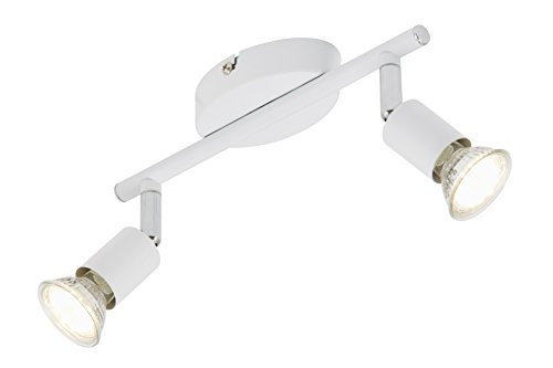 Briloner Leuchten, LED Deckenstrahler, Deckenleuchte, Deckenlampe, LED Strahler, Spots, Wohnzimmerlampe, Deckenspot, Deckenlampe Wohnzimmer-Kinderzimmer-Schlafzimmer, LED Lampe, schwenkbar von BRILONER