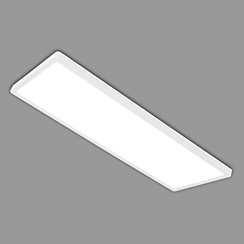 BRILONER Leuchten - Deckenlampe LED, LED Panel Ultra Flach, Backlighteffekt, neutralweißes Licht, 3.000 Lumen, Weiß, 580x200x30mm (LxBxH), 7402-416 von BRILONER