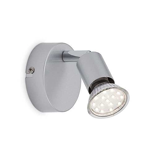 Briloner Leuchten Deckenleuchte, Wandstrahler, LED Lampe, Deckenlampe, LED Strahler, Spots, Wohnzimmerlampe, Deckenstrahler, Deckenleuchte Wohnzimmer, Wandleuchte, schwenkbar von BRILONER