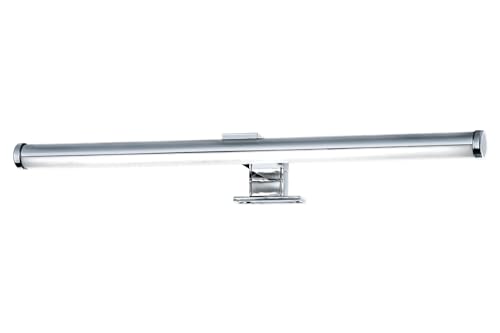 Briloner Leuchten LED Spiegelleuchte, Spiegellampe Chrom, 6 Watt, 600 Lumen, 4.000 Kelvin, IP23, 6 W von BRILONER