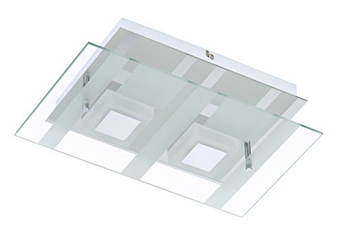 Briloner Leuchten LED Wandleuchte, 2 x 5 W, 400 lm, chrom 3568-028 von BRILONER