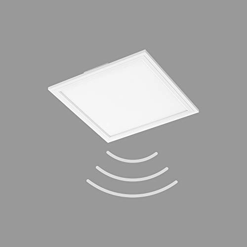 TELEFUNKEN - LED Deckenleuchte inkl. Bewegungsmelder, LED Panel mit Tageslichtsensor, Deckenlampe 13 Watt, 1300 Lumen, 4000 Kelvin, Weiß, 295x295x49mm (LxBxH), 308606TF von TELEFUNKEN