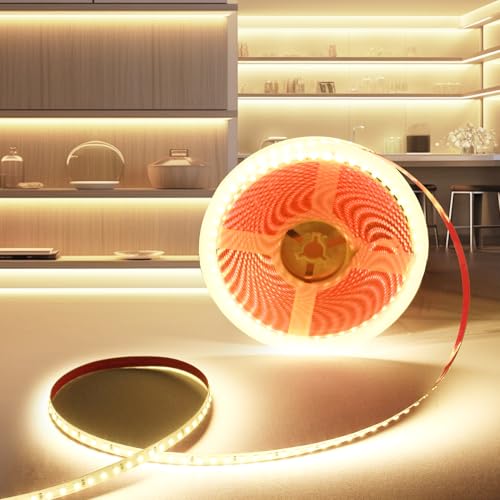 BRIMETI LED Streifen 24V Selbstklebend LED Strip 10M 4000K Neutralweiß 8mm Breite 2400LEDs, Flexibel Licht Band Leiste DIY IP20, für TV, Beleuchtung Schlafzimmer(ohne Netzteil) von BRIMETI