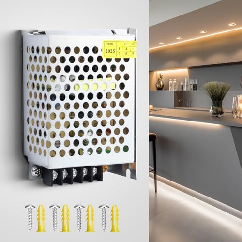 BRIMETI Trafo DC 12V 3A 36W Netzteil Schaltnetzteil AC 110V / 230V auf DC 12V Transformator Treiber Spannungswandler Schaltwandler LED Driver Stromversorgung Konstantspannung für LED Streifen von BRIMETI