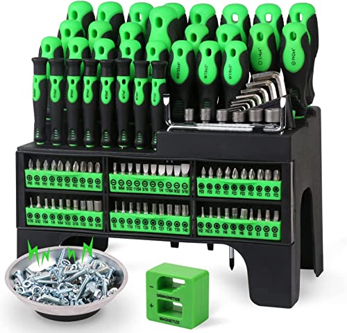 117 Stück Professionelle magnetische Schraubendreher-Set mit Organizerhalter, Präzisions-Schraubendreher-Set, professionelles Werkzeug-Set für Heimwerker und Werkstatt 117 Stück Professionelle magnetische Schraubendreher-Set mit Organizerhalter, Präzisions-Schraubendreher-Set, professionelles Werkzeug-Set für Heimwerker und Werkstatt von BRIMIX