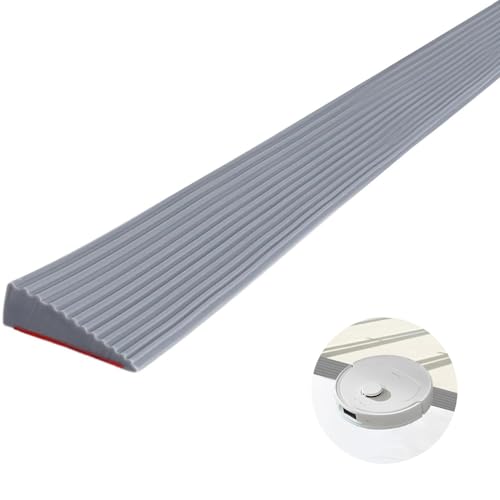 Gummi Türschwellenrampe Rampe, 5.5x1.6X100CM Bordsteinrampe, PVC Saugroboter Türschwellenrampe für Rollstuhl, Kinderwagen, Rollator oder e Scooter Gummi Türschwellenrampe Rampe, 5.5x1.6X100CM Bordsteinrampe, PVC Saugroboter Türschwellenrampe für Rollstuhl, Kinderwagen, Rollator oder e Scooter von BRIMOREA