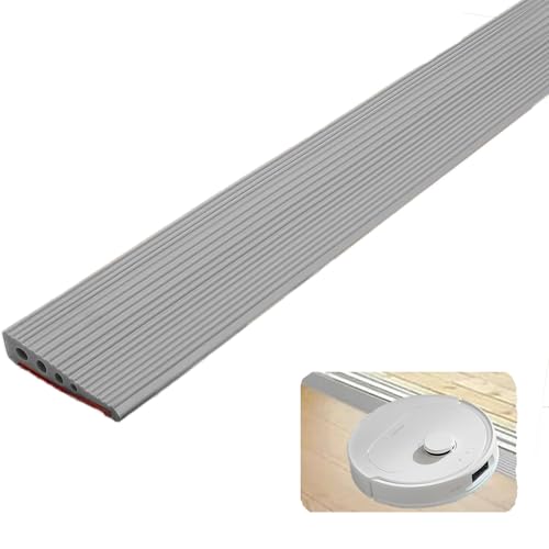 Gummi Türschwellenrampe Rampe, 8x2x90cm Bordsteinrampe, PVC Saugroboter Türschwellenrampe, übergangsschienen Selbstklebend Schwellenrampe für Rollstuhl, Kinderwagen, Rollator & e Scooter Grau Gummi Türschwellenrampe Rampe, 8x2x90cm Bordsteinrampe, PVC Saugroboter Türschwellenrampe, übergangsschienen Selbstklebend Schwellenrampe für Rollstuhl, Kinderwagen, Rollator & e Scooter Grau von BRIMOREA