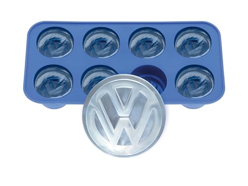BRISA VW Collection - VW Logo Eiswürfelform, Backform, Eiswürfelbereiter aus Silikon von BRISA